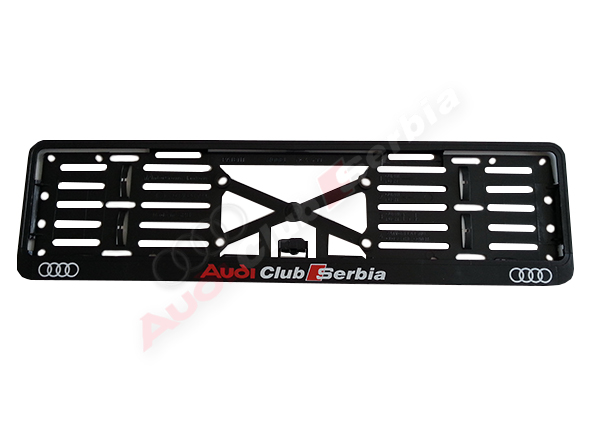 Ramovi za tablice ACS NOVI - Audi Klub Srbija - Audi Club Serbia