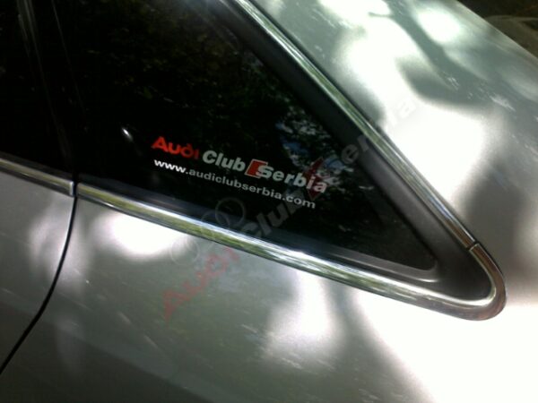 Audi Srbija nalepnice za bočna stakla