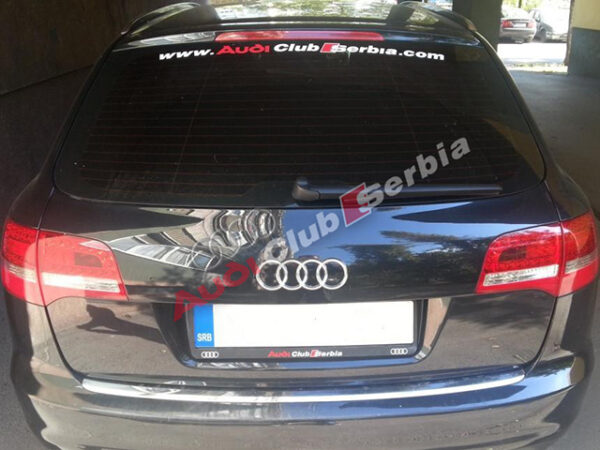 Audi Srbija nalepnice za prednju i zadnju šoferku